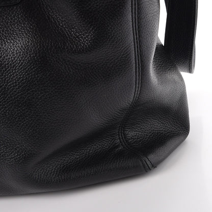 Chanel Calfskin Cerf Executive Shopper Tote Black 12 of 14