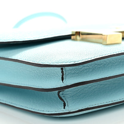 Hermes Chevre Mysore Constance 18 Bleu Zephyr 10 of 12