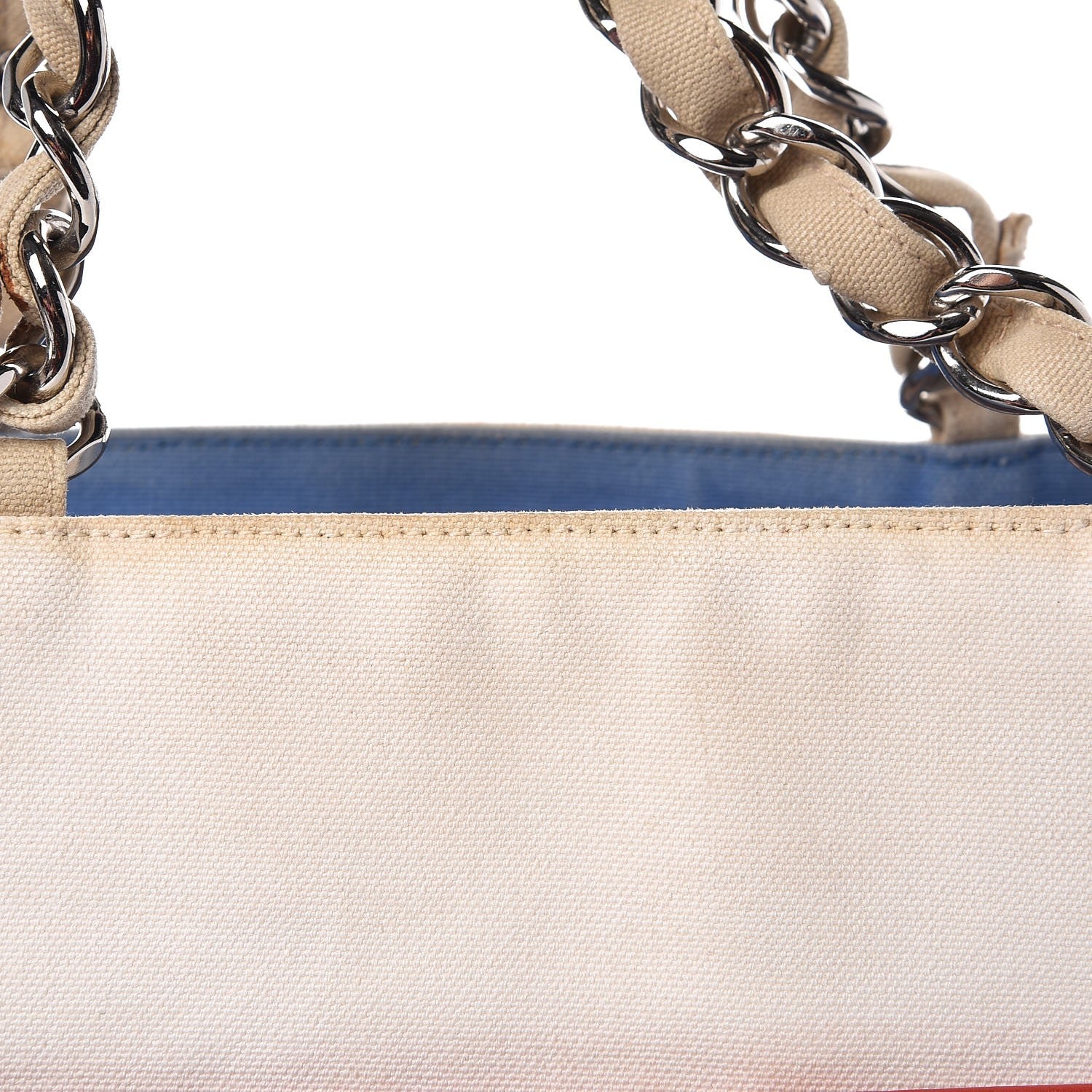 Chanel Canvas Quilted N°5 Shopping Tote Beige 20 of 24