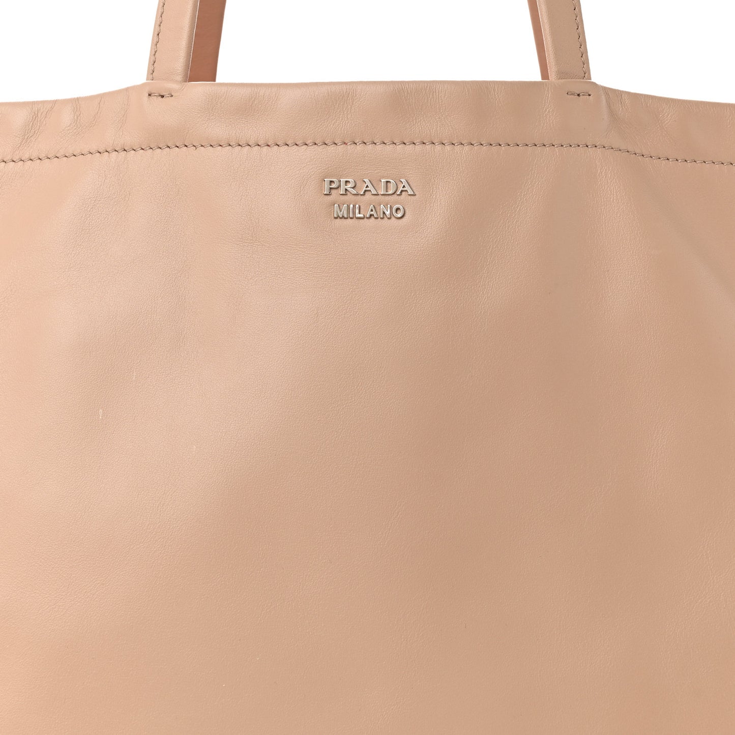 Soft Calfskin Shopping Tote Cammeo Lacca