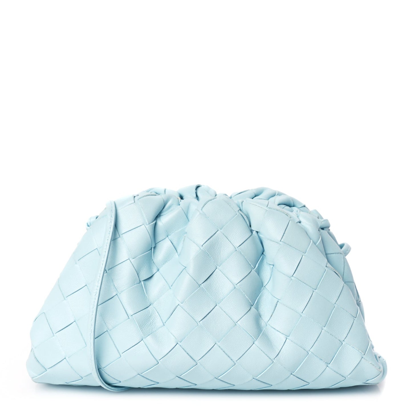 Nappa Intrecciato The Mini Pouch Pale Blue