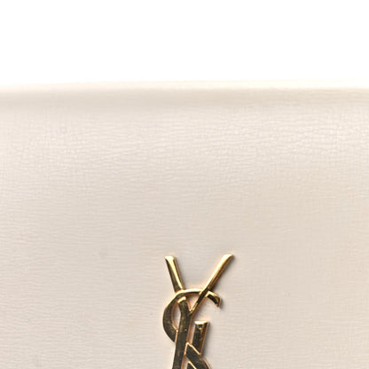 Saint Laurent Smooth Calfskin Monogram Phone Holder Crossbody Crema Soft 6 of 7