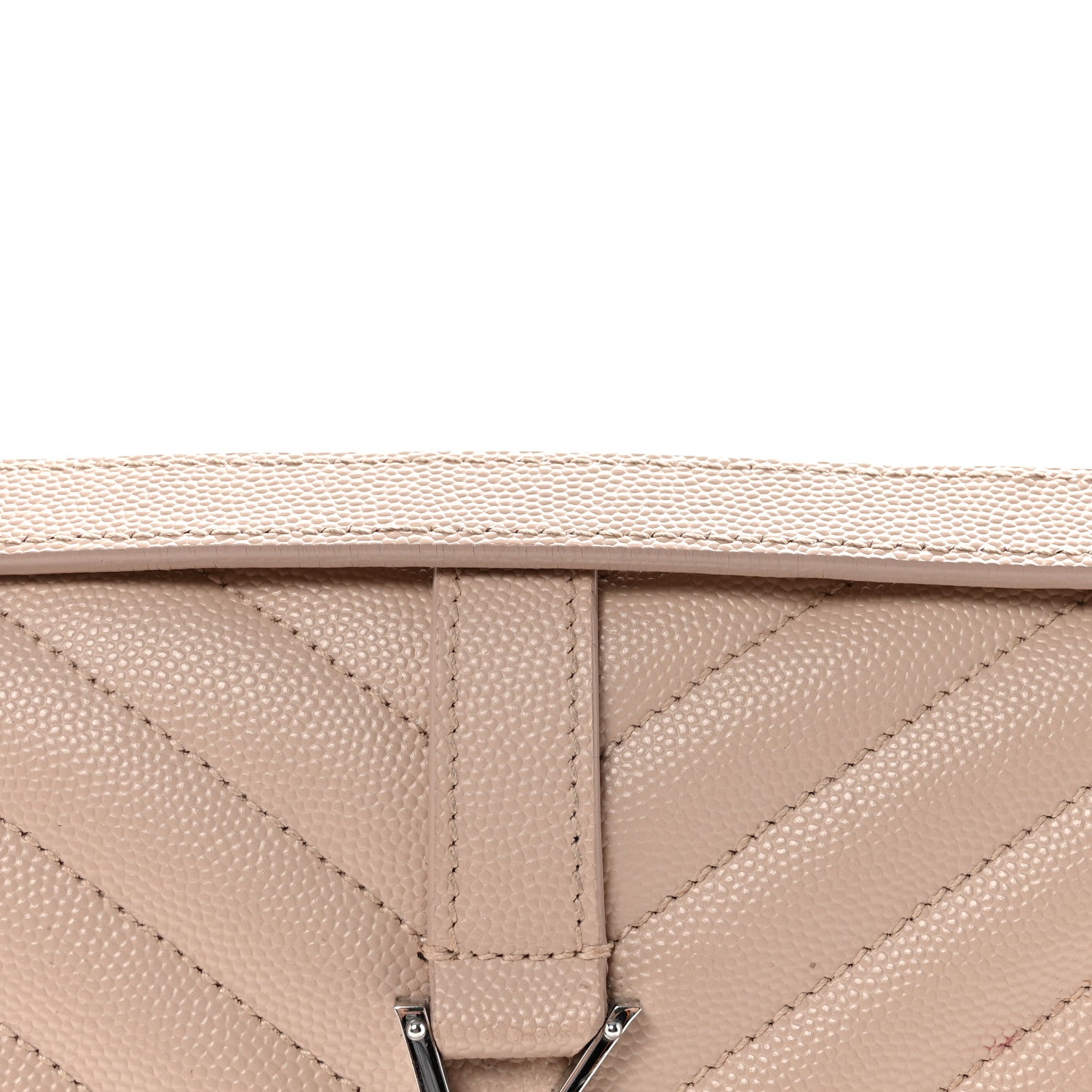 Saint Laurent Grain De Poudre Textured Mixed Matelasse Medium Triquilt Monogram Satchel Marble Pink 7 of 9