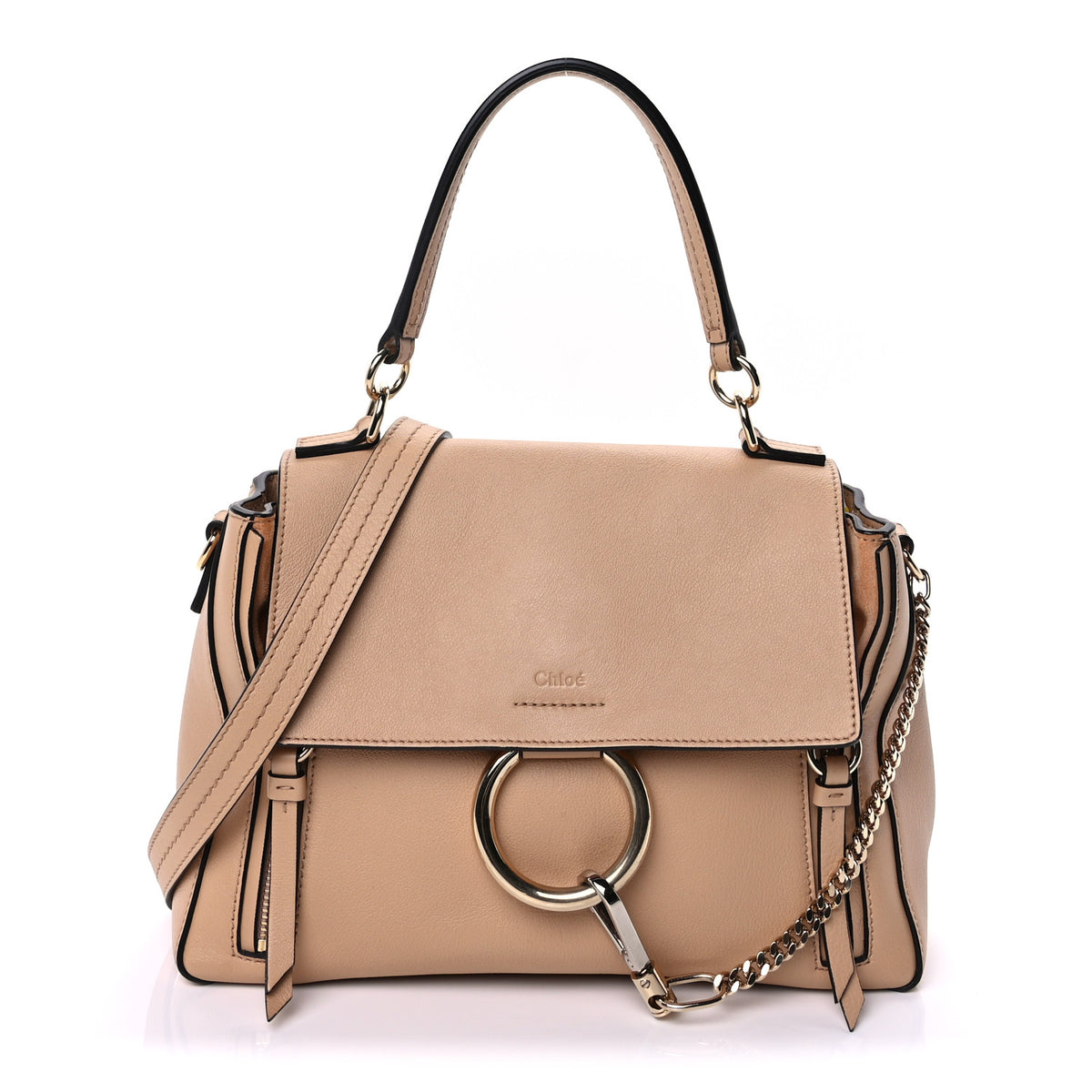 Chloe Calfskin Medium Faye Day Shoulder Bag Blush Nude 1 of 8