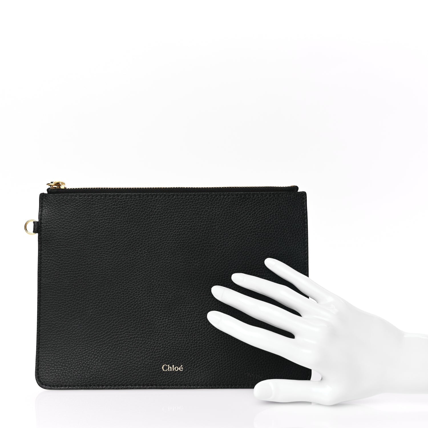 Chloe Smooth Grained Calfskin Aby Pouch Black 2 of 7