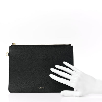 Chloe Smooth Grained Calfskin Aby Pouch Black 2 of 7