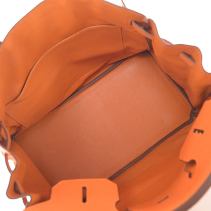Hermes Taurillon Clemence Birkin 35 Orange 9 of 9