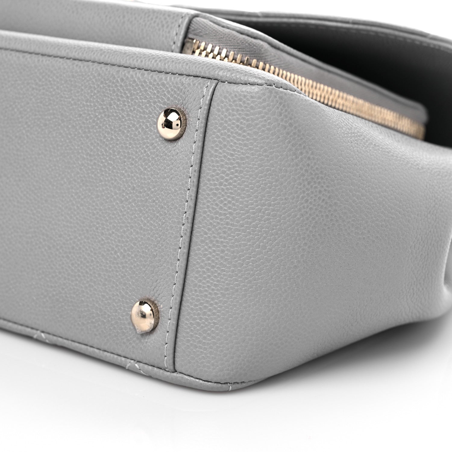 Chanel Caviar Quilted Large Business Affinity Flap Grey 9 of 12