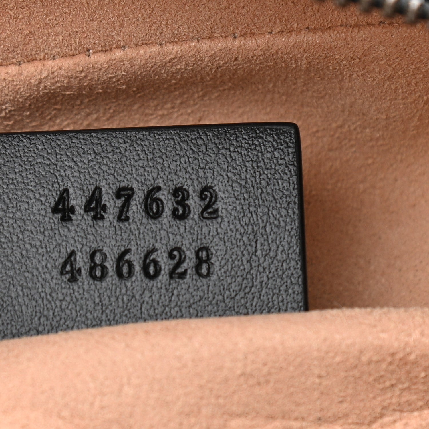 Gucci Calfskin Matelasse Small GG Marmont Chain Shoulder Bag Black 7 of 10