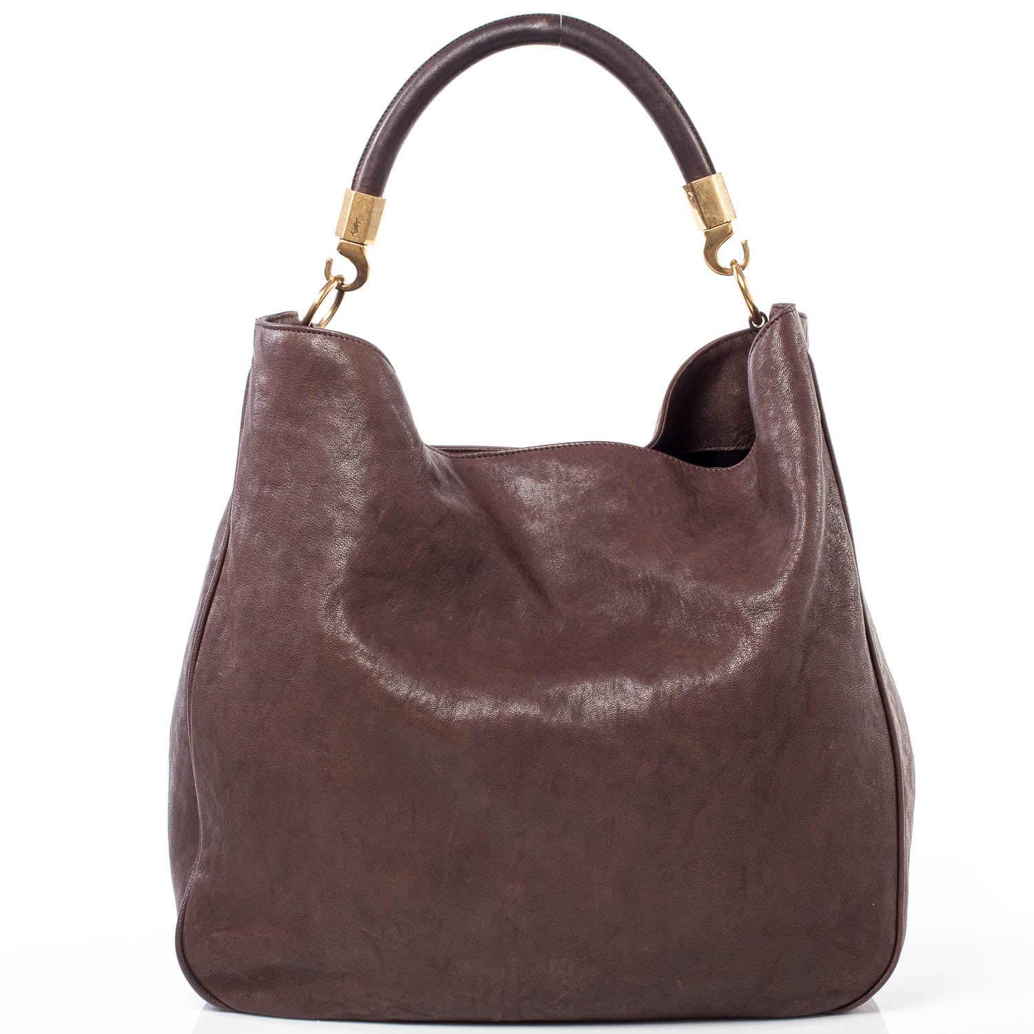 Saint Laurent Leather Large Roady Brown 1 of 8