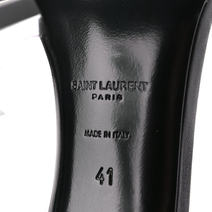 Saint Laurent Calfskin Opyum 110 Sandals Black 10 of 10