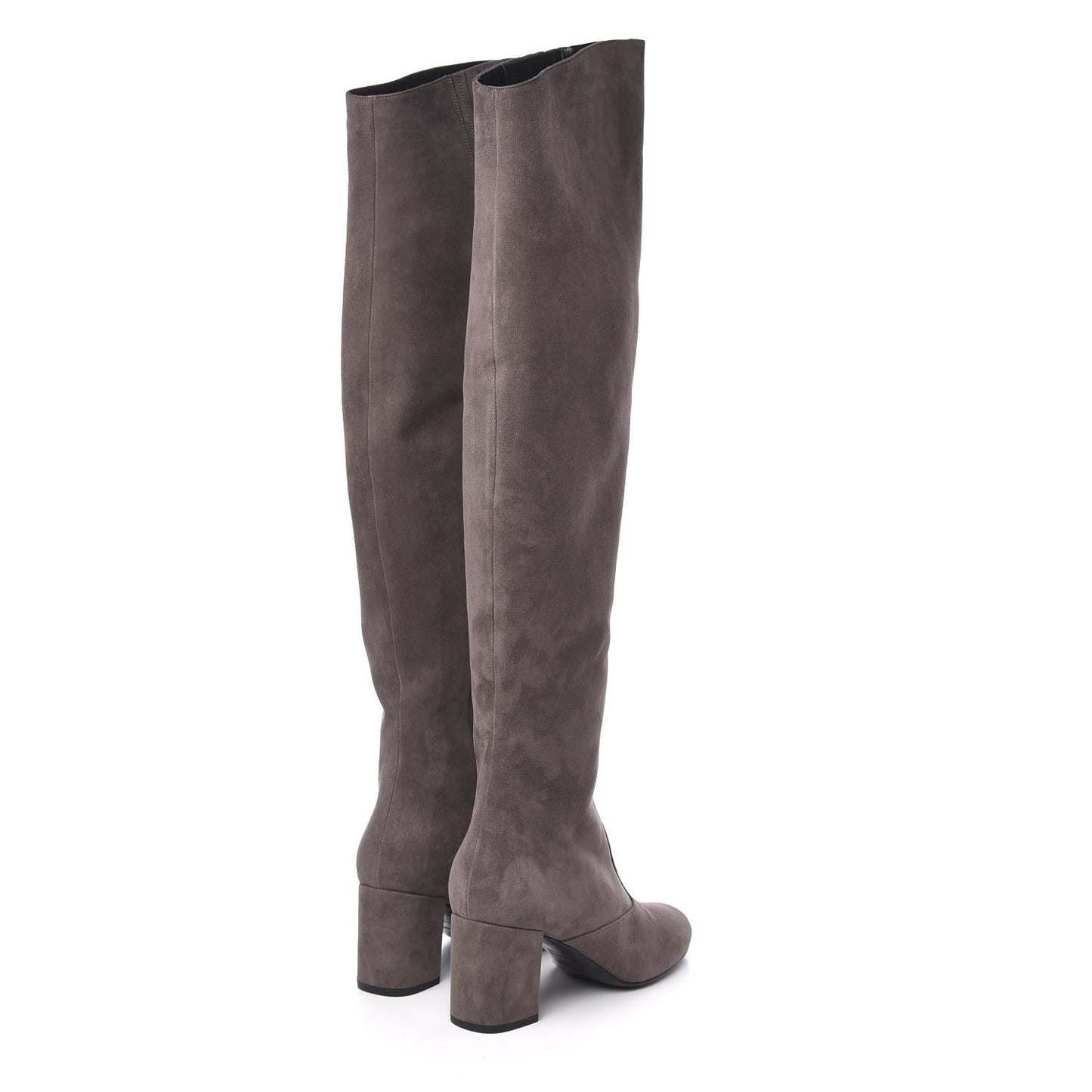 Suede Babies Over The Knee Boots 36 Road Grey