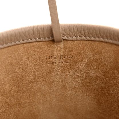 The Row Grained Calfskin Small N/S Park Tote Dark Taupe 6 of 9