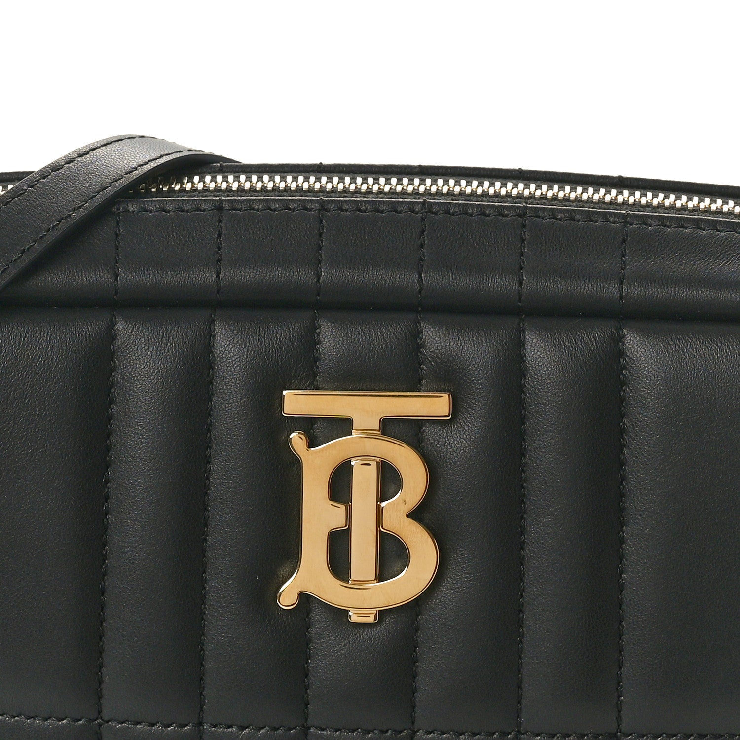 Burberry Calfskin Quilted Small Lola Camera Bag Black 7 of 9
