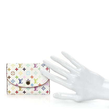 Louis Vuitton LV X TM Monogram Multicolor Rosalie Coin Purse White Kawaii Pink 2 of 8