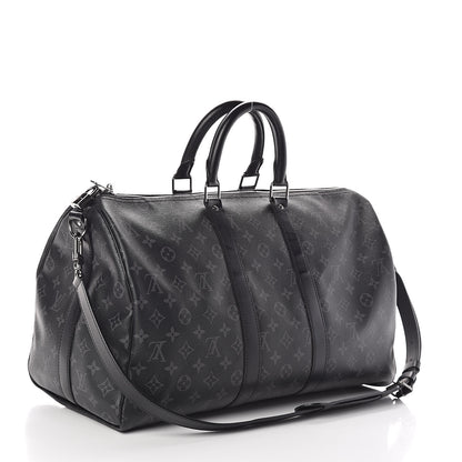 Louis Vuitton Monogram Eclipse Keepall Bandouliere 45 3 of 10
