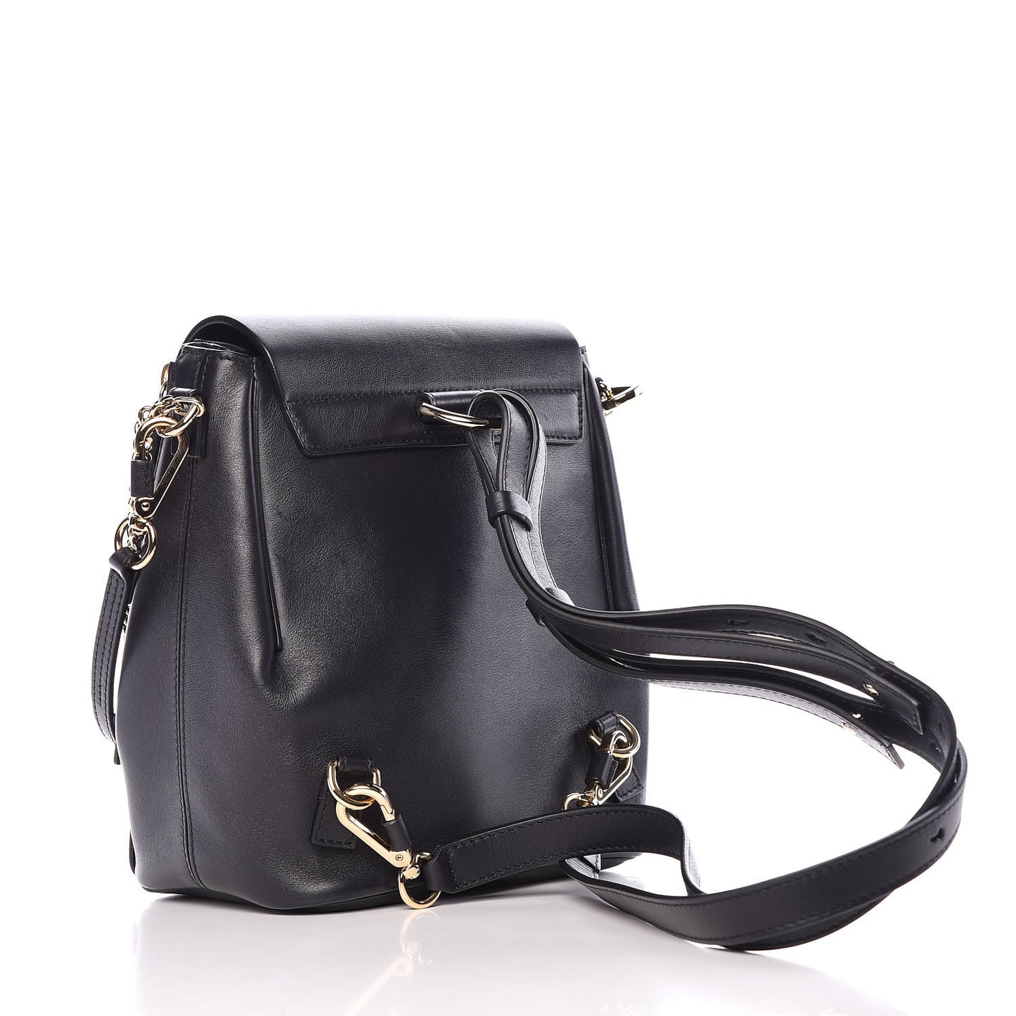 Calfskin Quilted Medium Faye Backpack Full Blue