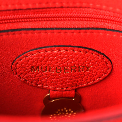 Mulberry Small Classic Grain Calfskin Small Lily Flap Fiery Red 5 of 8