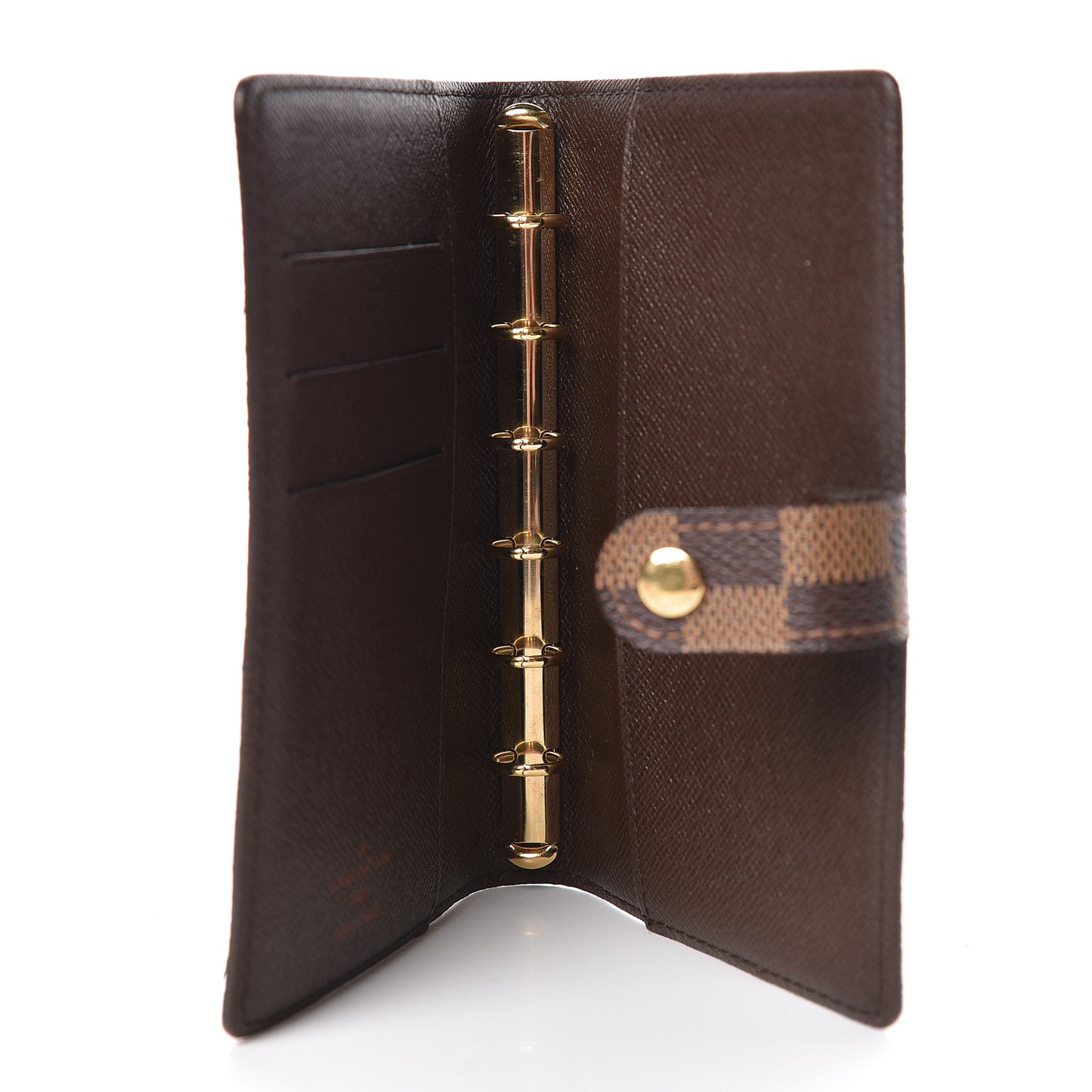 Damier Ebene Small Ring Agenda Cover