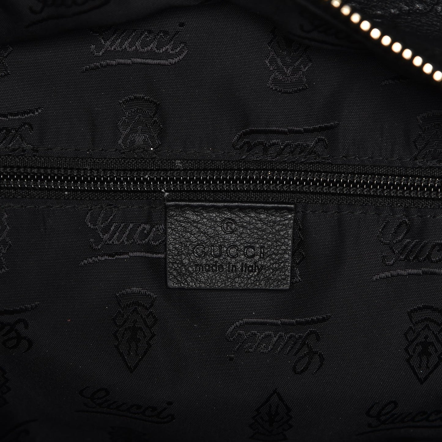 Guccissima Medium Classic Backpack Black