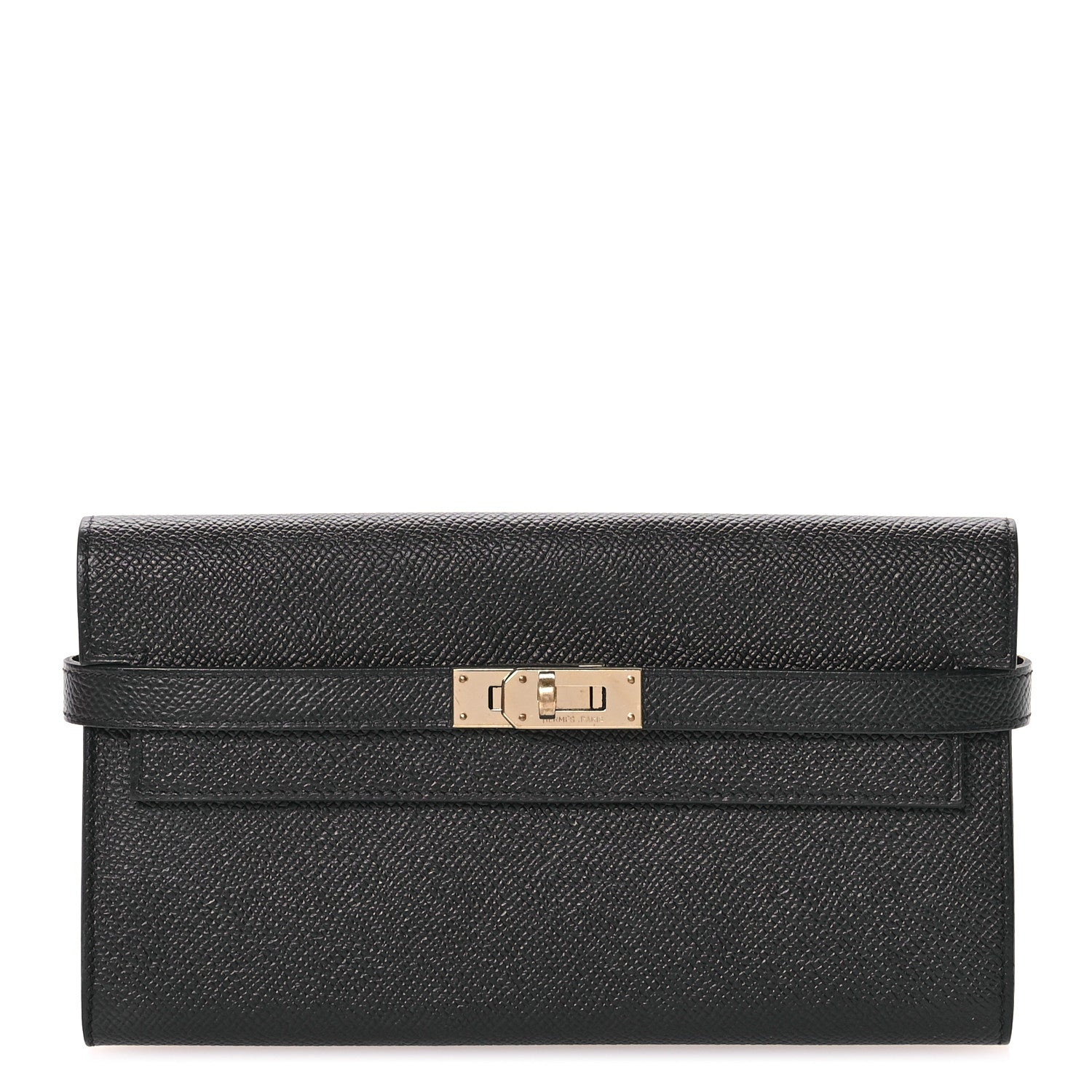 Hermes Epsom Kelly Longue Wallet Black 1 of 8