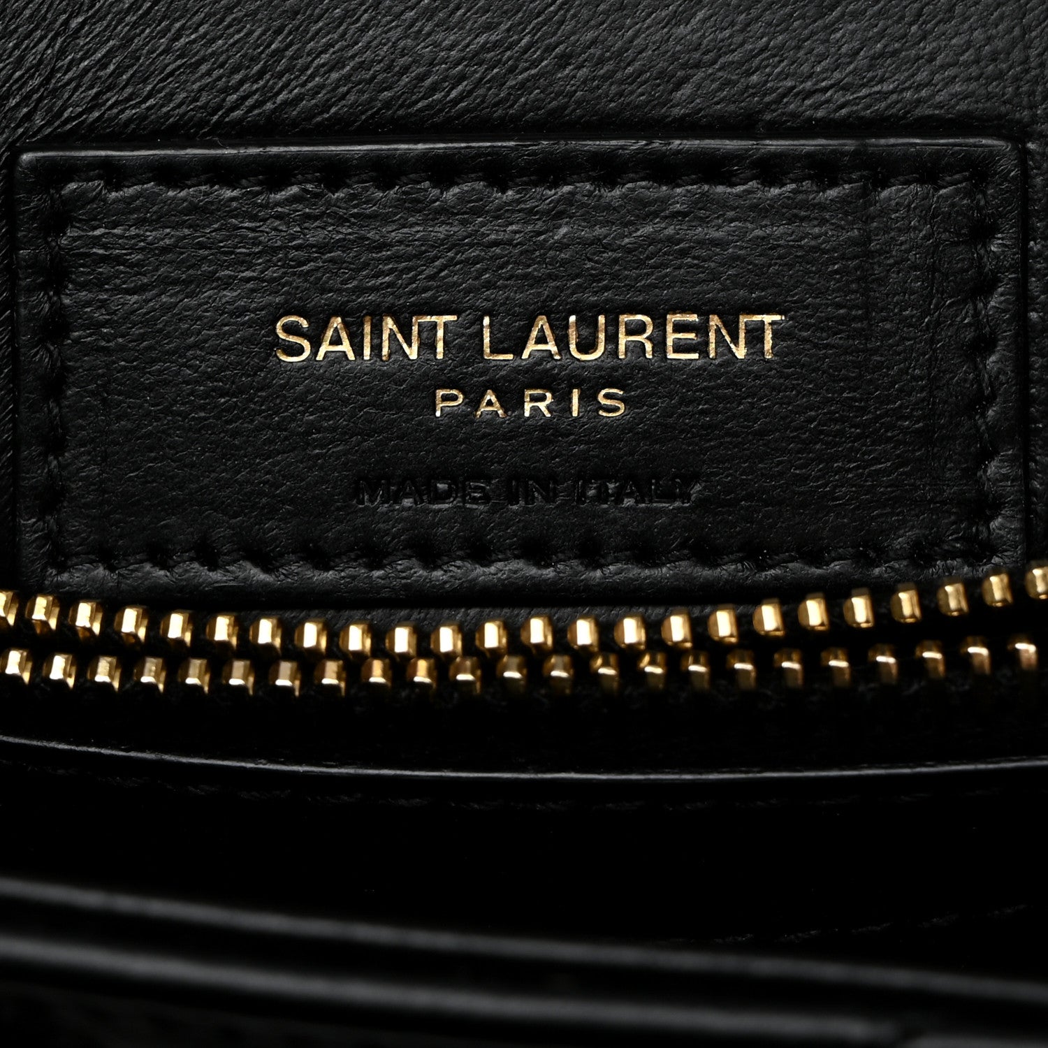 Saint Laurent Calfskin Y Quilted Monogram Small Loulou Chain Satchel Black 7 of 12