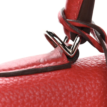 Hermes Taurillon Clemence Retourne Kelly 35 Rouge Casaque 9 of 15