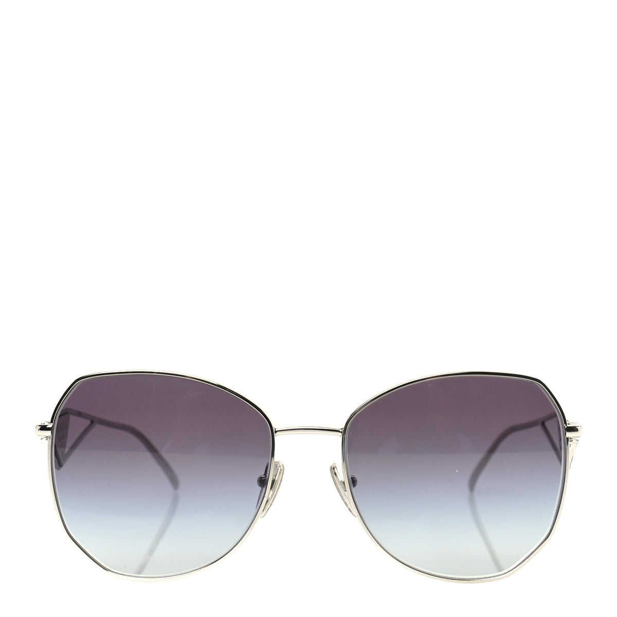 Metal Symbole Triangle Logo Sunglasses SPR57Y Smoky Grey