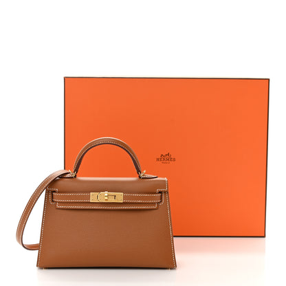 Hermes Epsom Mini Kelly Sellier 20 Gold 16 of 16