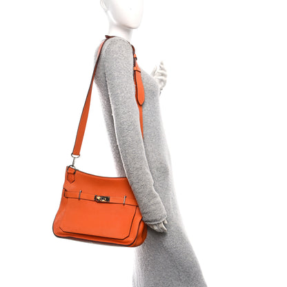 Hermes Taurillon Clemence Jypsiere 31 Orange 2 of 15