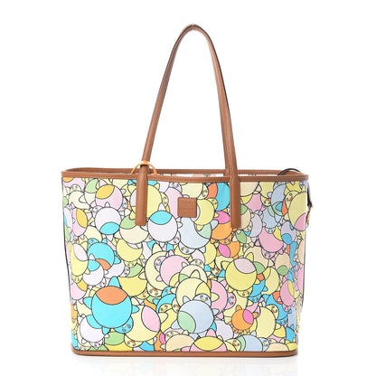 MCM X Eddie Kang Visetos Medium Reversible Shopper Tote Natural 5 of 17