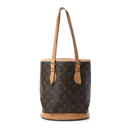 Louis Vuitton Monogram Petit Bucket 23 1 of 12