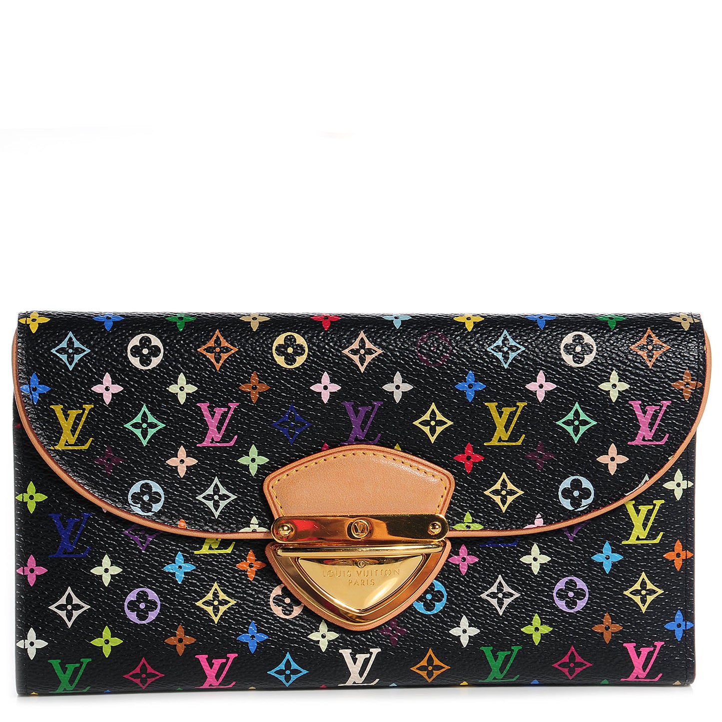 Monogram Multicolor Eugenie Wallet Black