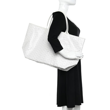 Goyard Goyardine Saint Louis GM White 3 of 9