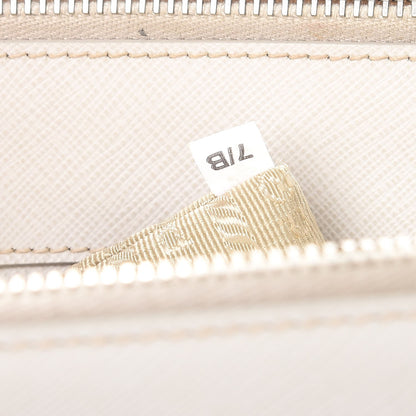 Prada Saffiano Lux Small Galleria Double Zip Tote White 9 of 15
