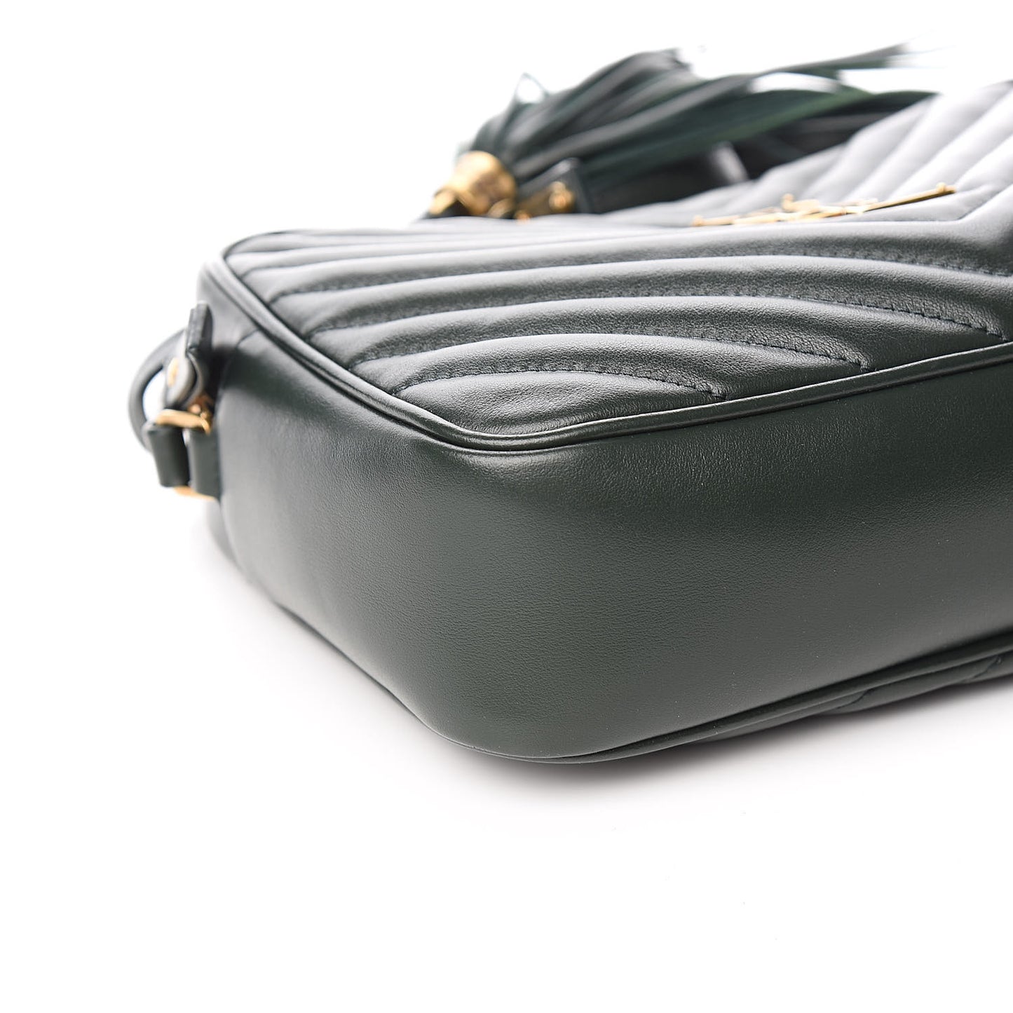 Calfskin Matelasse Monogram Lou Camera Bag Green
