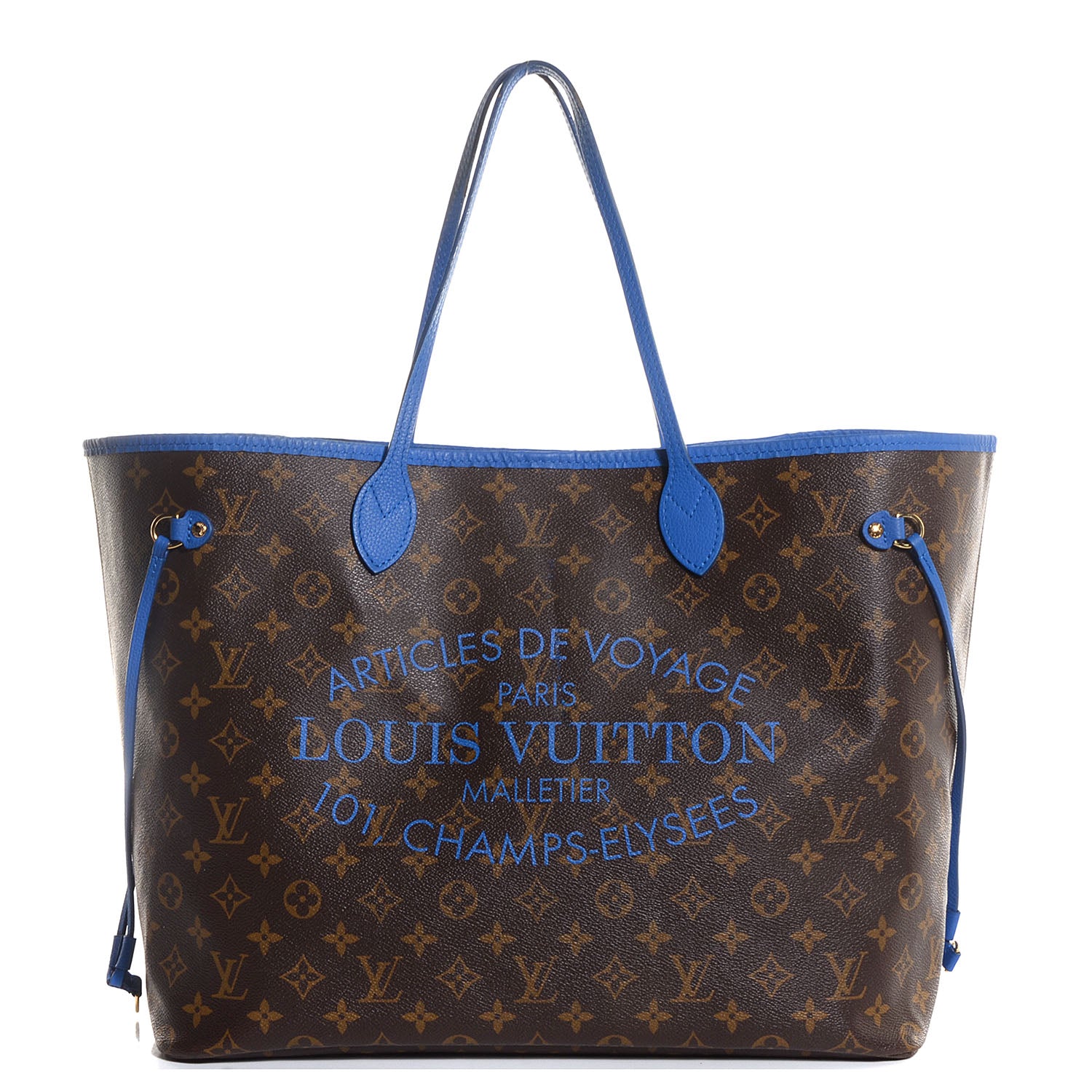 Louis Vuitton Monogram Articles de Voyage Ikat Neverfull GM Grand Blue 1 of 7