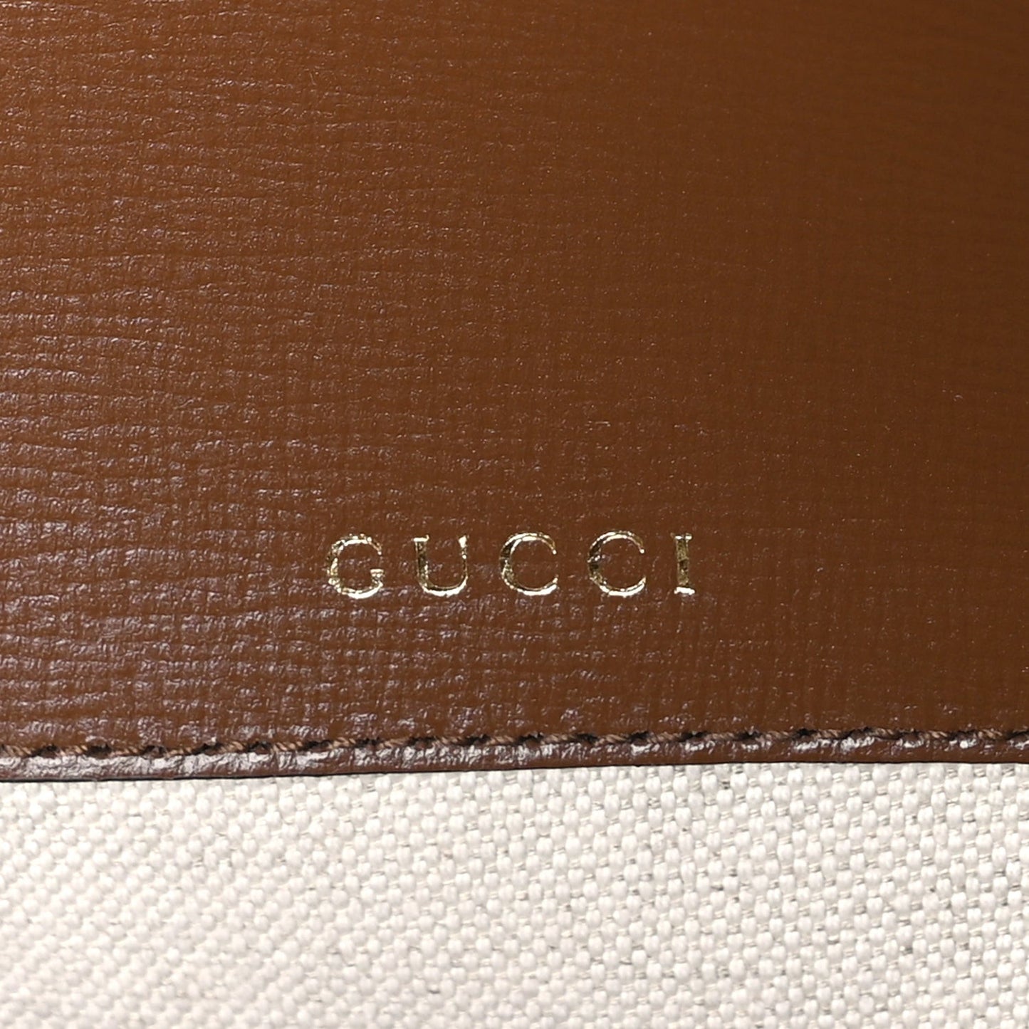 GG Supreme Monogram Web Mini Horsebit 1955 Shoulder Bag  Beige Brown Sugar