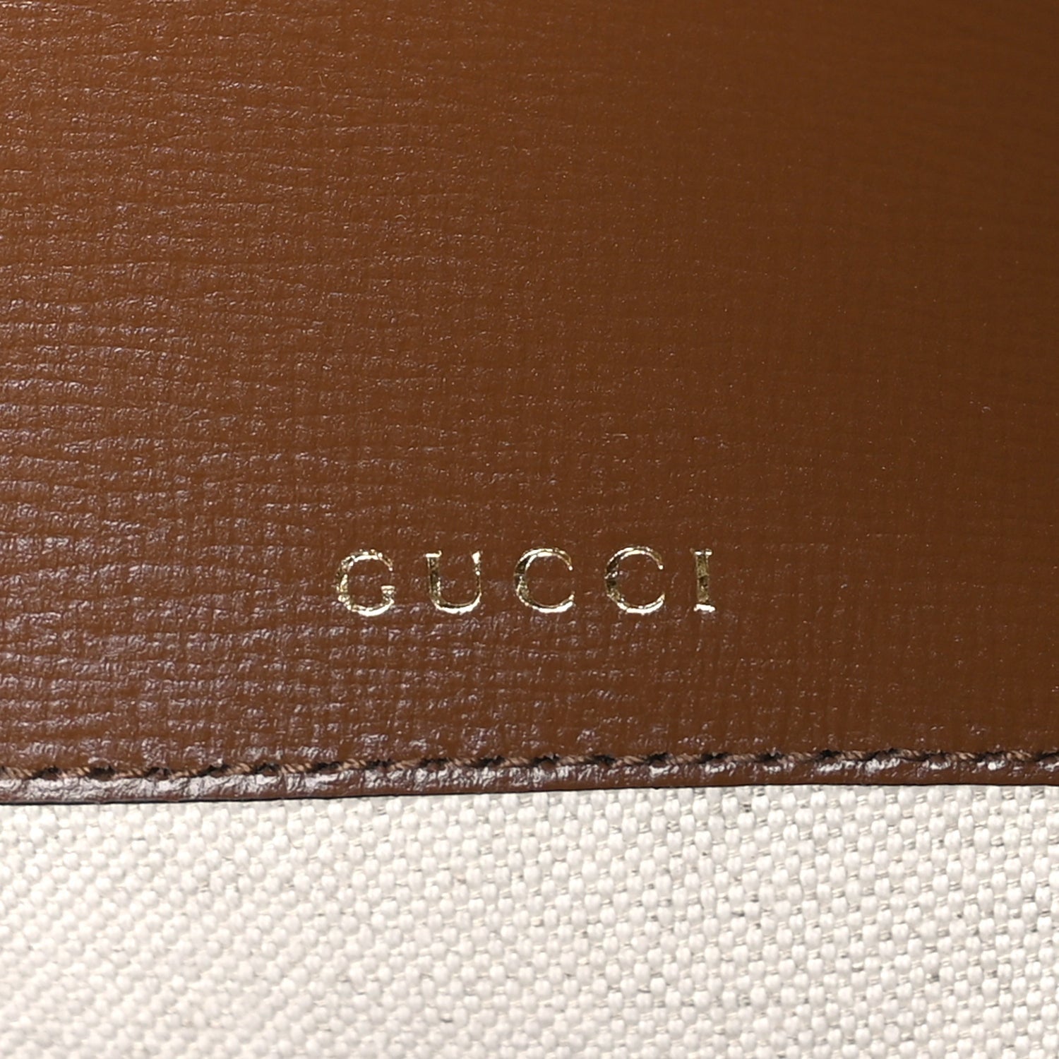 Gucci GG Supreme Monogram Web Mini Horsebit 1955 Shoulder Bag  Beige Brown Sugar 5 of 7