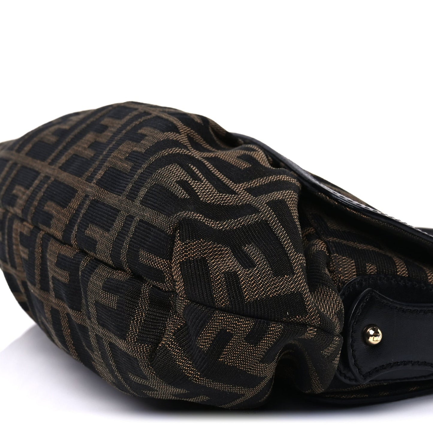 Zucca Small Chef Shoulder Bag  Tobacco Black