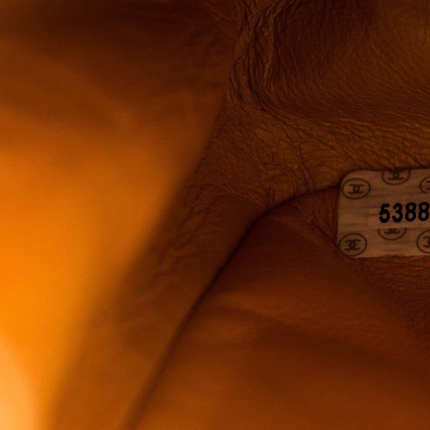 Lambskin Quilted Medium Bekko Chain Flap Mango