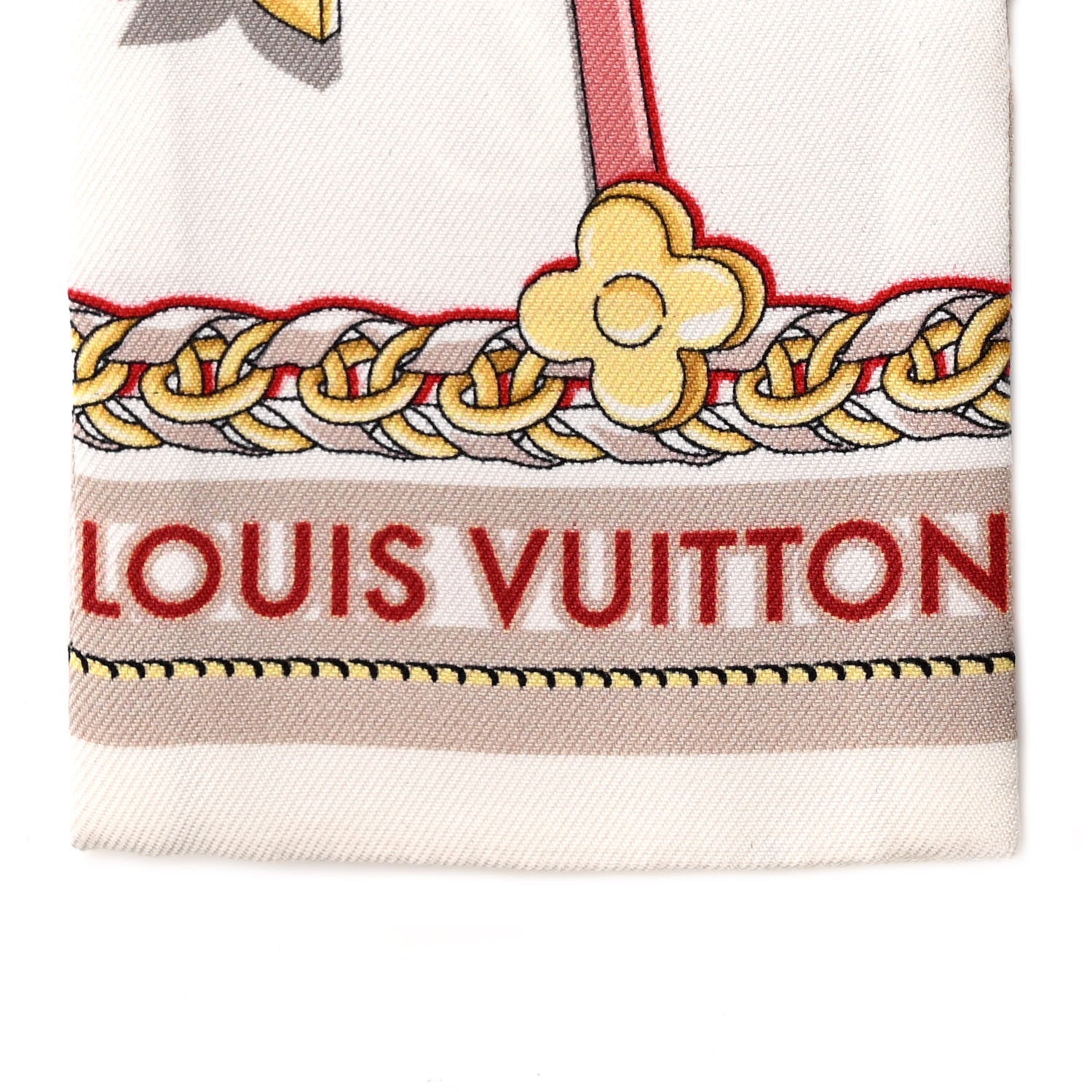 Louis Vuitton Silk Mix And Straps Bandeau Beige 2 of 5