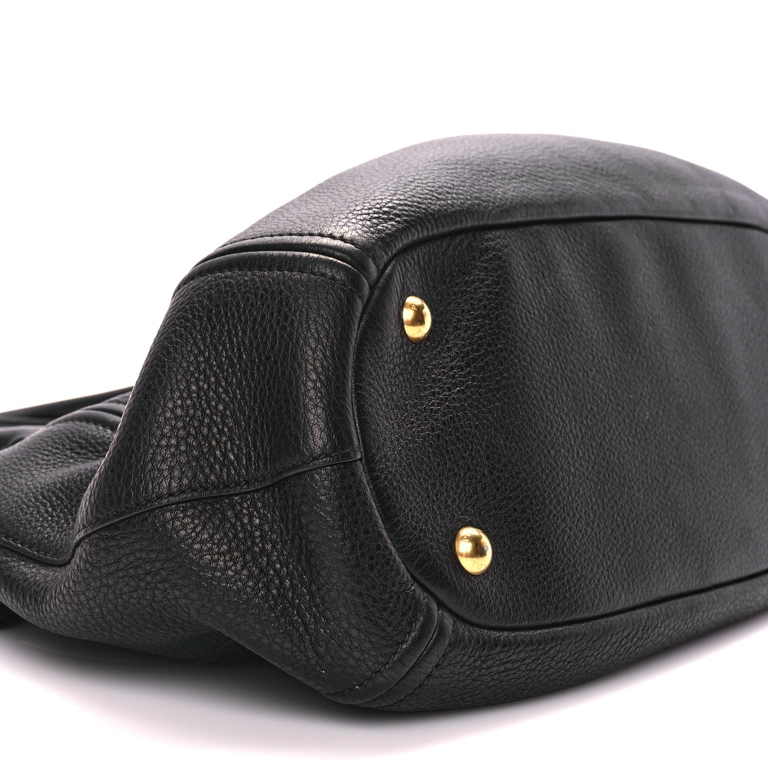 Prada Vitello Phenix Top Handle Bag Black 7 of 8