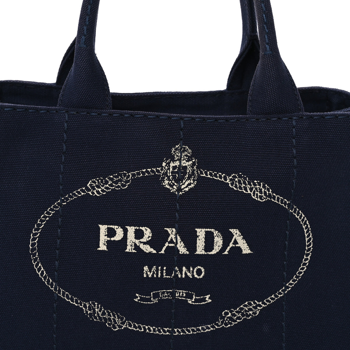 Canapa Small Logo Tote Blue Talco