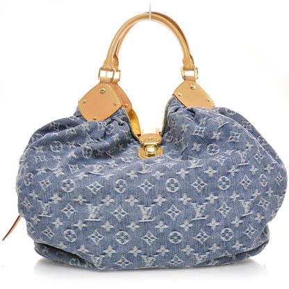Louis Vuitton Denim Mahina XL Blue 1 of 9
