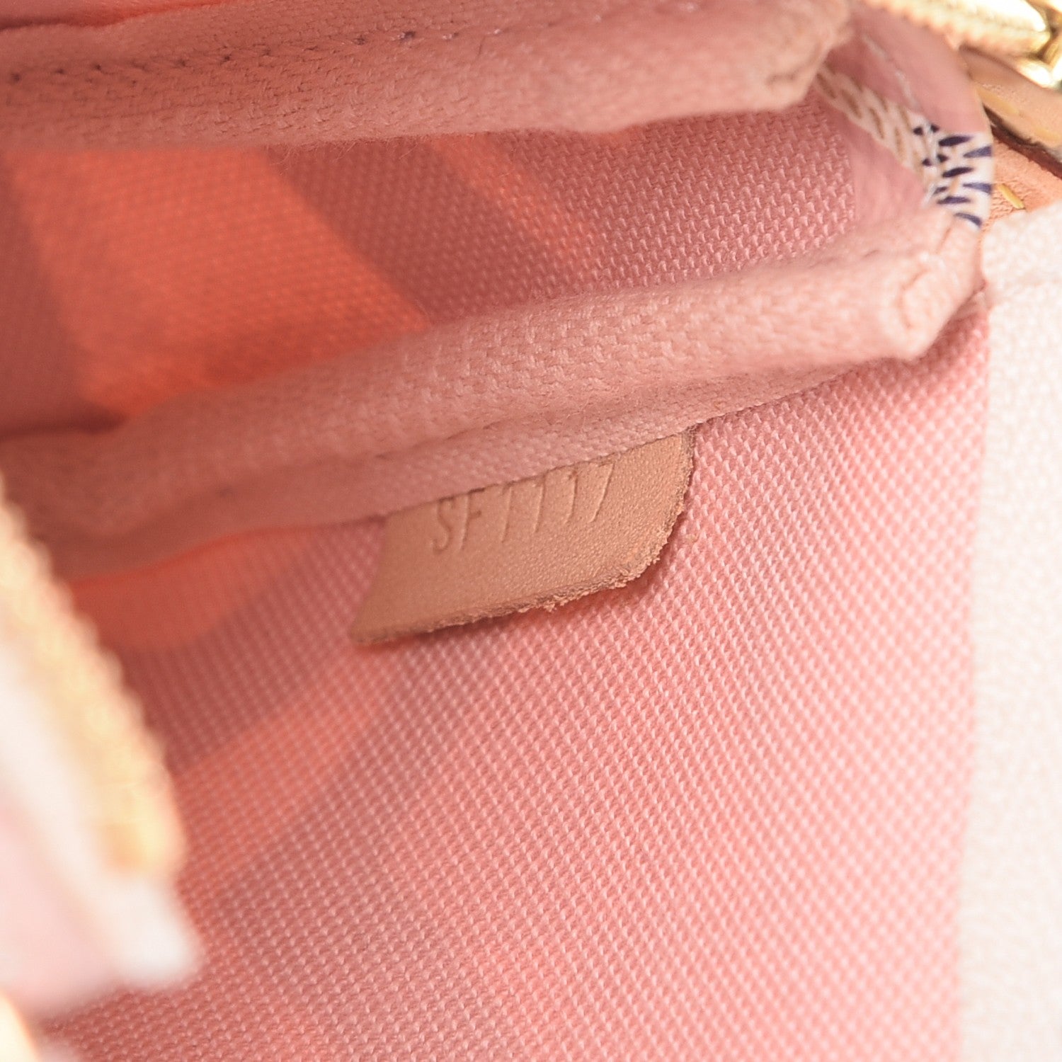 Louis Vuitton Damier Azur Tahitienne Mini Pochette Accessories 6 of 8