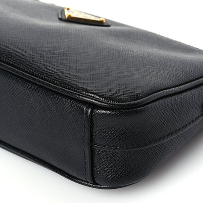 Prada Saffiano Lux Re-Edition 2000 Shoulder Bag Black 8 of 8