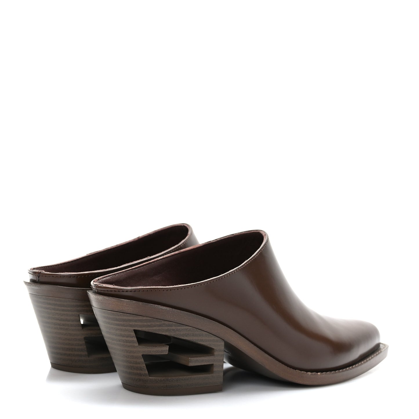 Vitello Abrasivato FF Cut Mules 39 Cuoio