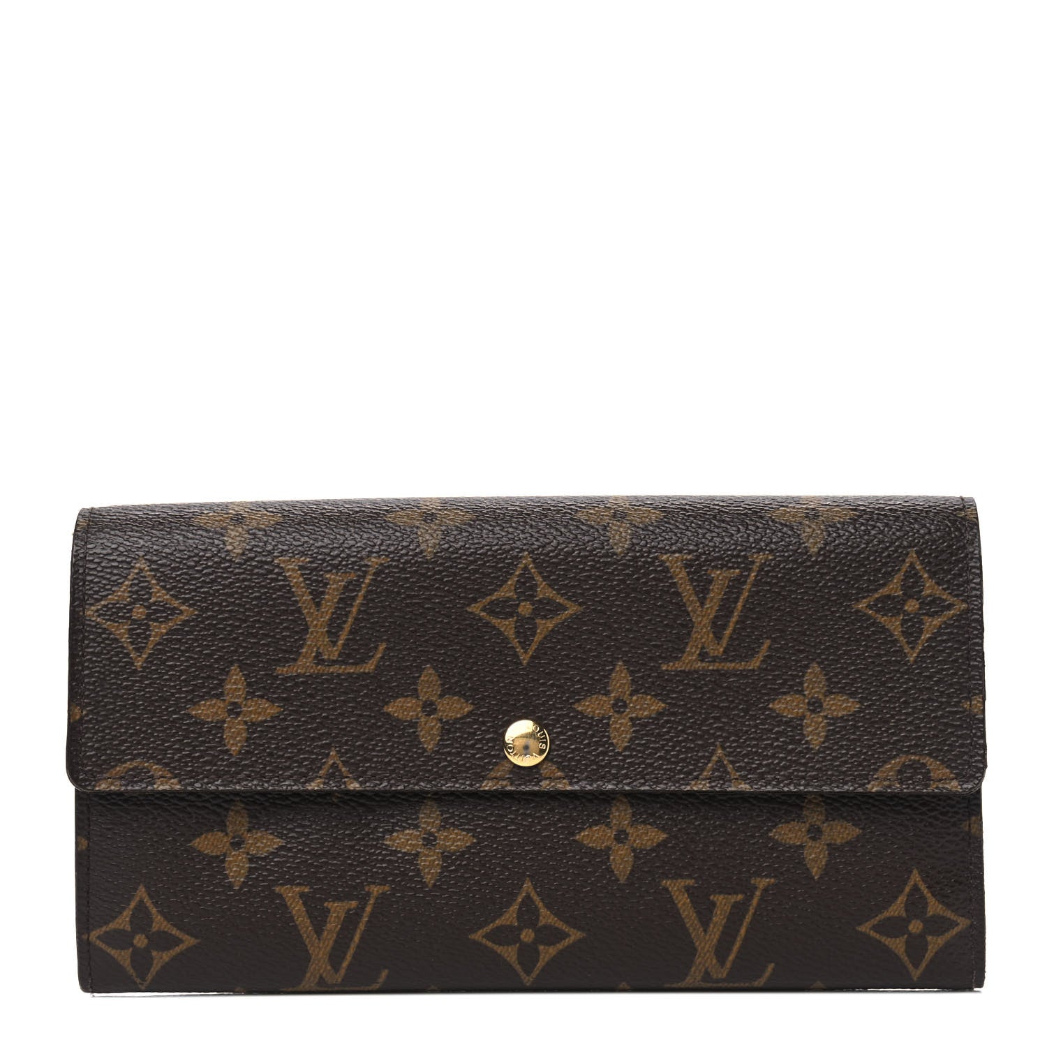 Louis Vuitton Monogram Leopard Sarah Wallet Rouge Fauviste 1 of 9