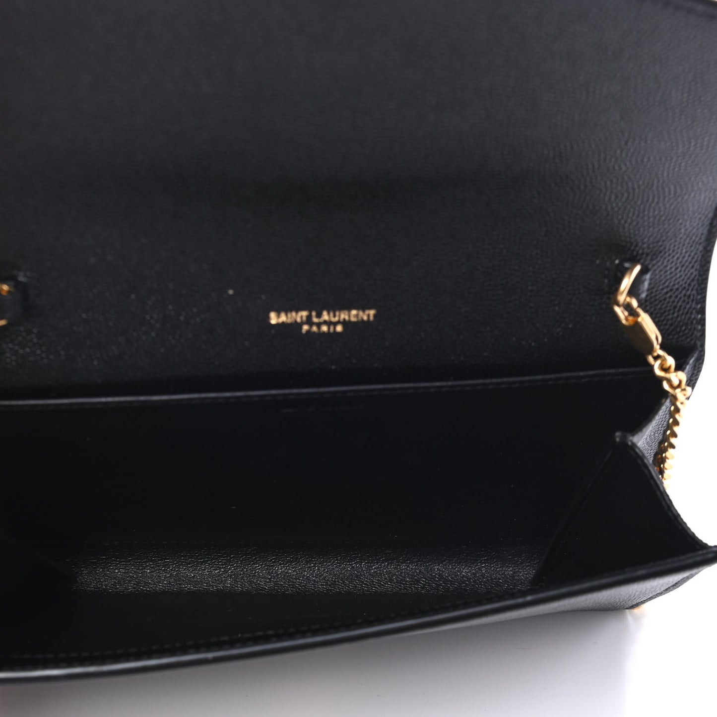 Grain De Poudre Uptown Chain Wallet Black